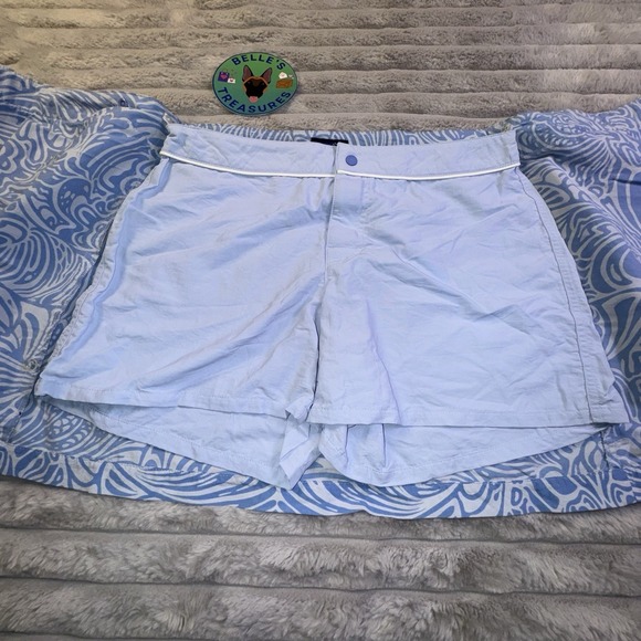 Patagonia Sky 6 Button‎ Out Boardie Channel Blue 3 in 1 Skirt Skort Shorts VTG - Picture 6 of 16